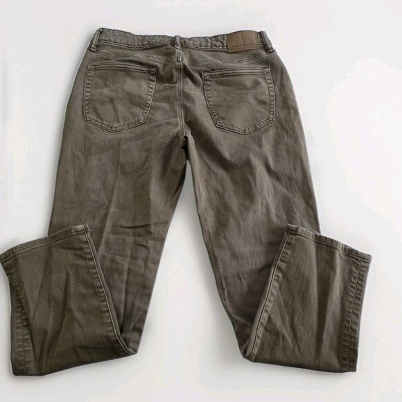 American Eagle Jeans Men 33x32 (28) Beige Airflex+  Athletic Fit Tapered Stretch - Picture 12 of 16